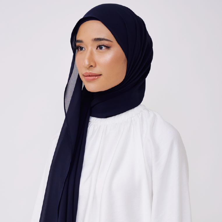 NADINE LOOSE SHAWL (NO INNER) - MARINE NAVY