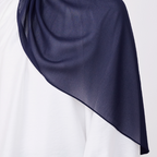 NADINE HALF MOON INSTANT SHAWL - DARK NAVY