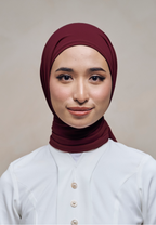 ELZA INSTANT SHAWL - MAROON