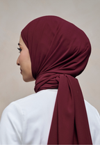 ELZA INSTANT SHAWL - MAROON