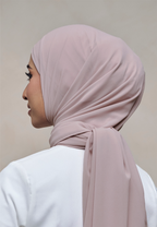 ELZA INSTANT SHAWL - NUDE PINK