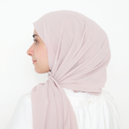 ORKED INSTANT SHAWL PLAIN - NUDE PINK