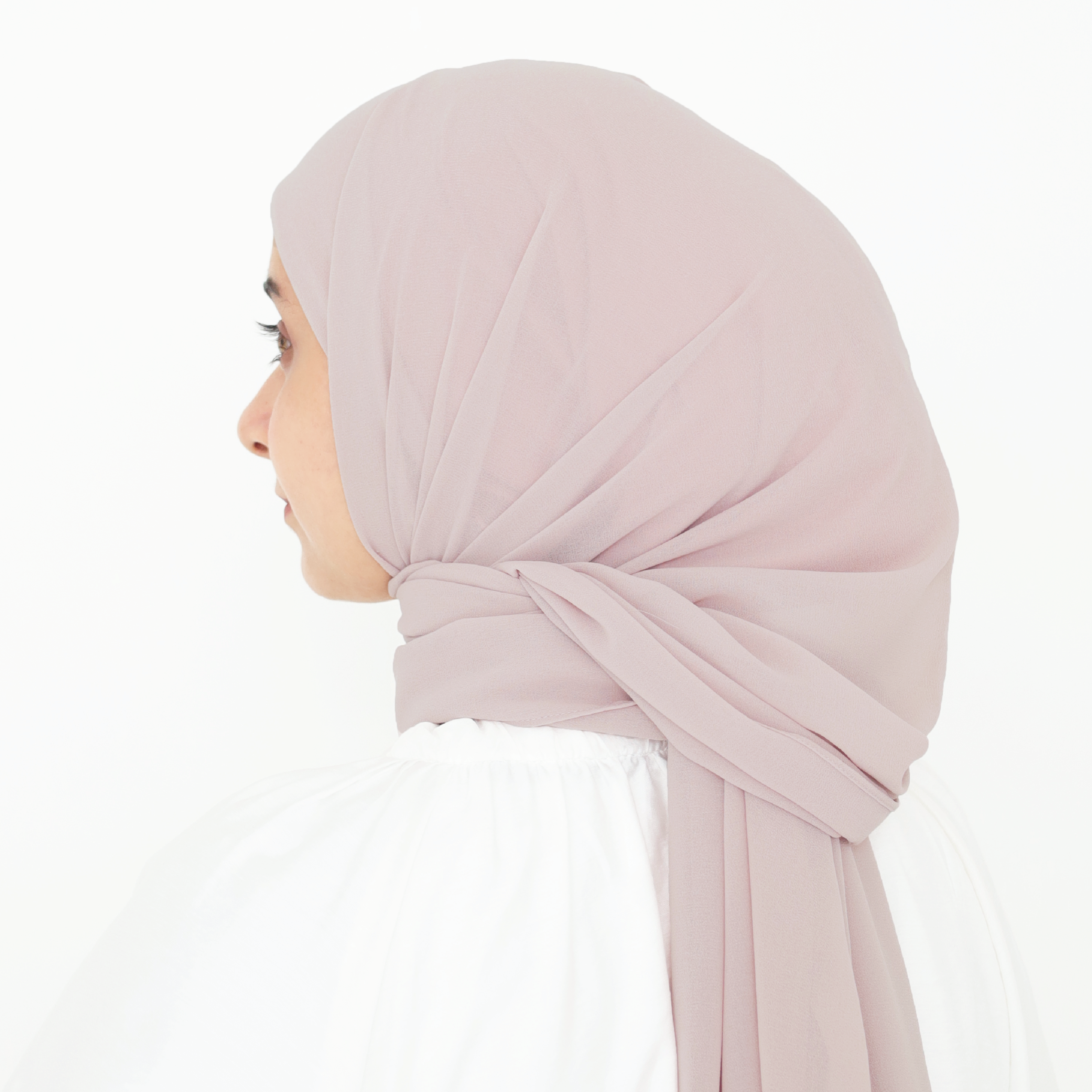ELZA INSTANT SHAWL - NUDE PINK
