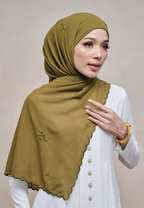 RONA INSTANT SHAWL IN HIJAU LUMUT