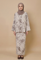 SERAYA PRINTED SET - MARBLE GREY
