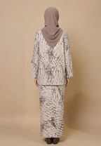 SERAYA PRINTED SET - MARBLE GREY