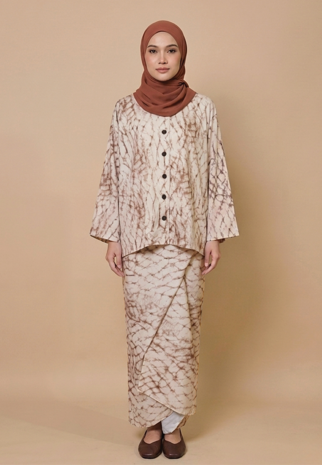 SERAYA PRINTED SET - MARBLE BRICK