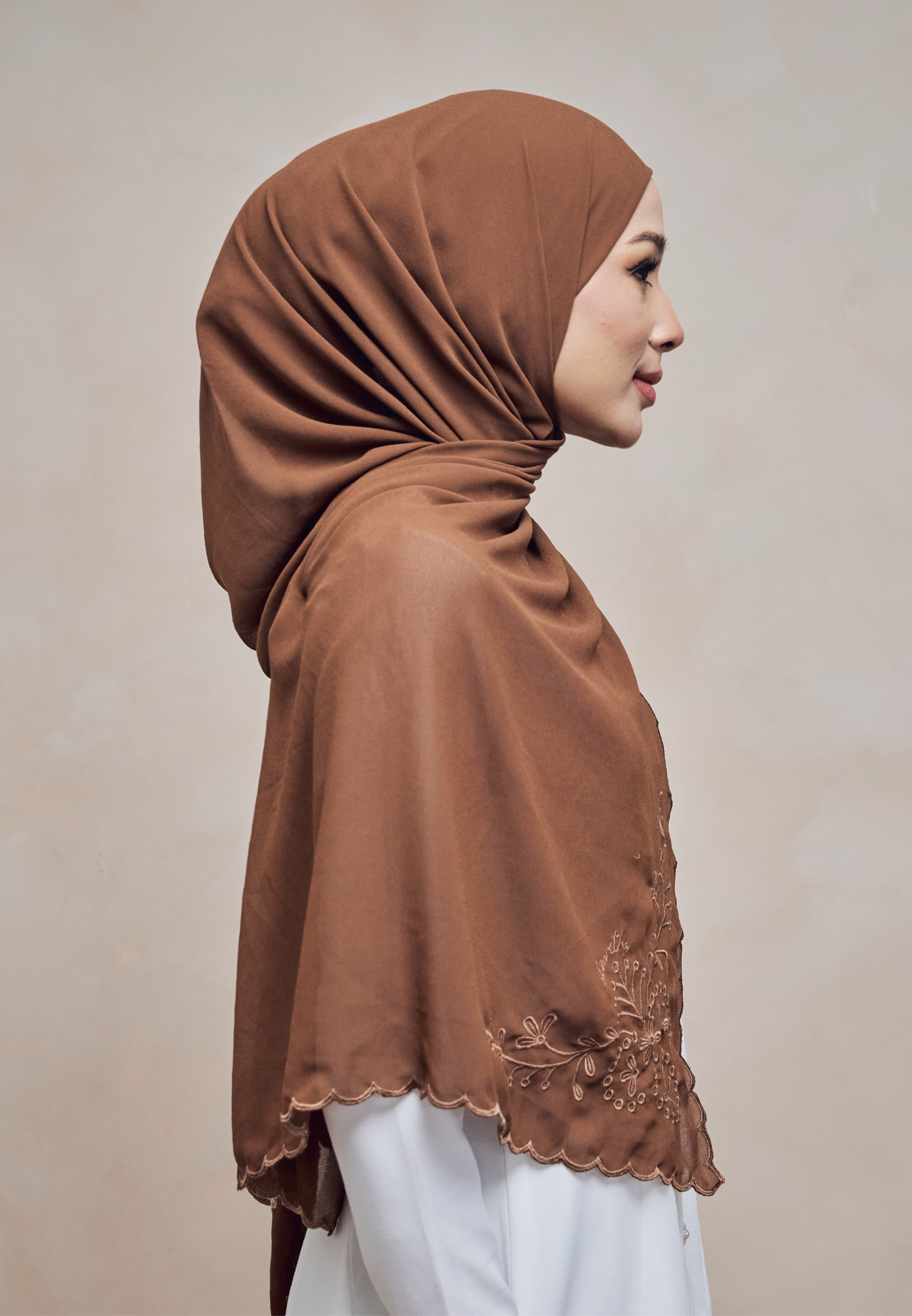SERIKANDI INSTANT SHAWL IN COKLAT