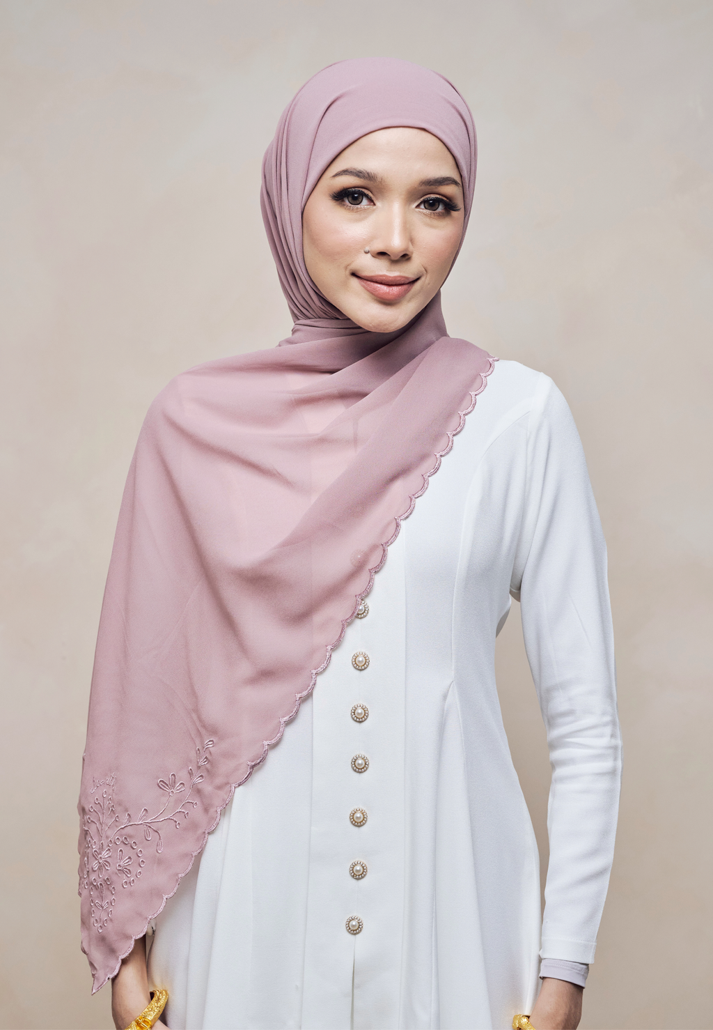 SERIKANDI INSTANT SHAWL IN UNGU MASAM