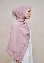 SERIKANDI INSTANT SHAWL IN UNGU MASAM