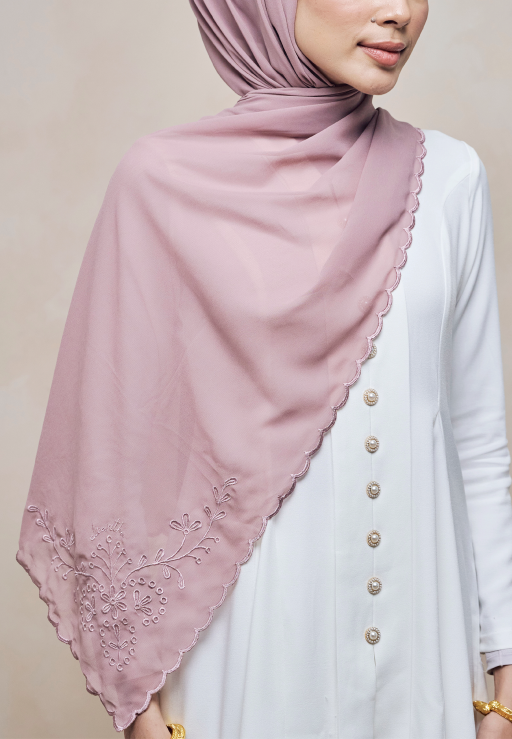 SERIKANDI LOOSE SHAWL IN UNGU MASAM