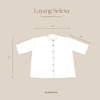 LAYANG SELESA TOP IN BLACK ROSE