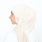 ORKED INSTANT SHAWL PLAIN - VANILLA