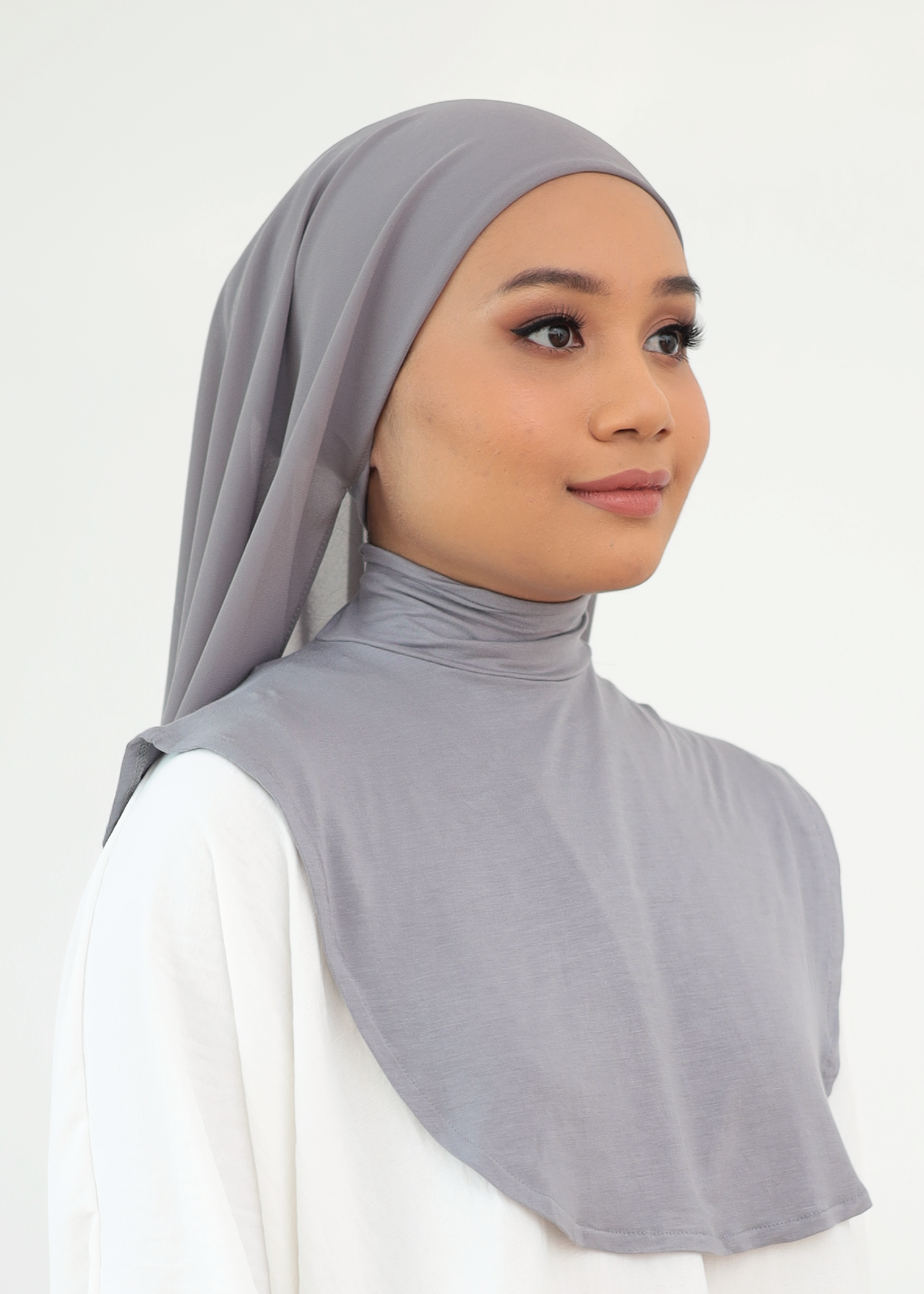 HALF TURTLE INNERNECK - GREY