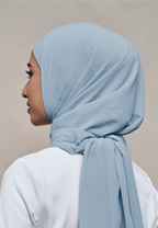 ELZA INSTANT SHAWL - ARCTIC BLUE