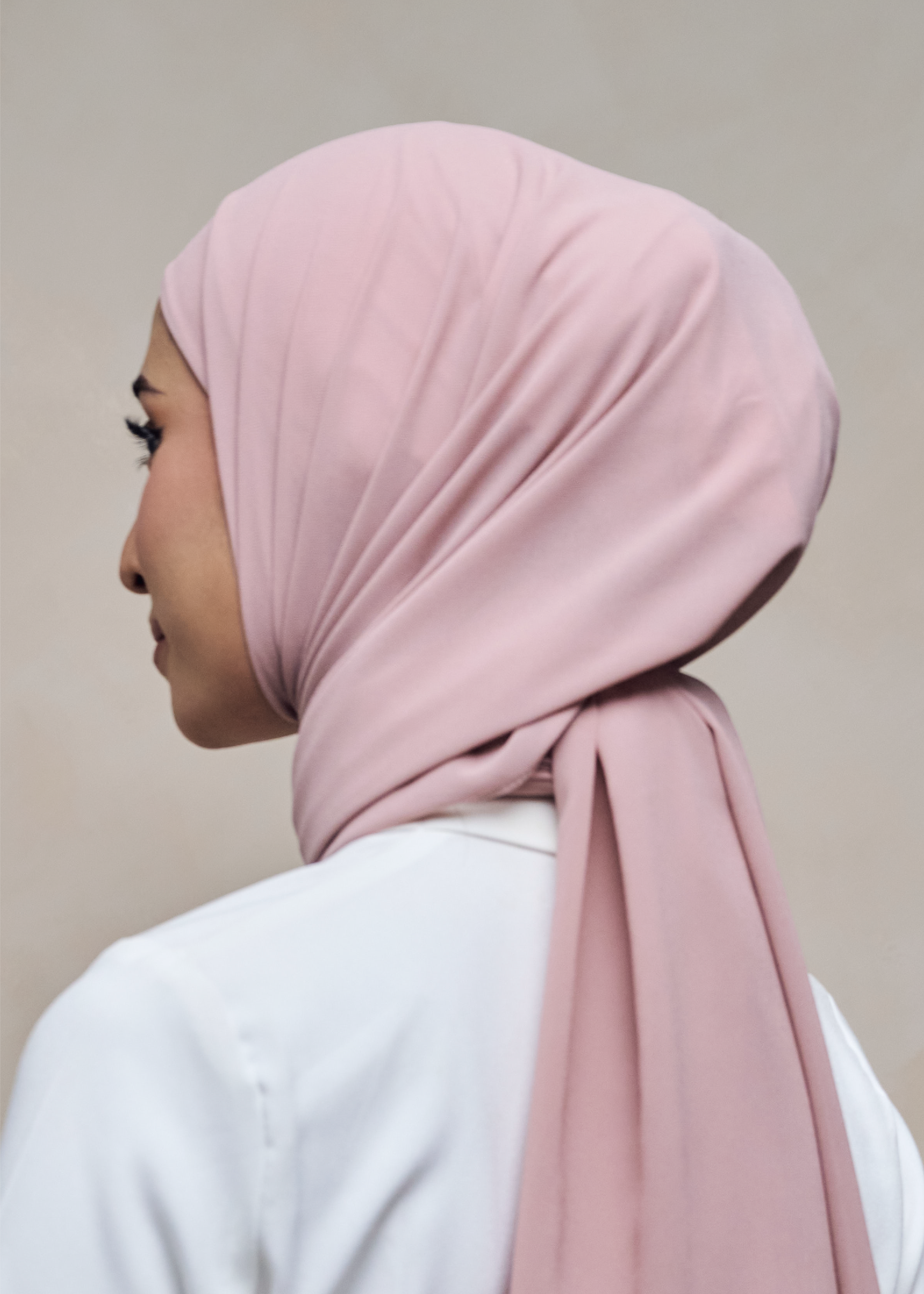 ELZA INSTANT SHAWL - BALLERINA