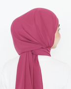 ELZA INSTANT SHAWL - BERRY PLUM