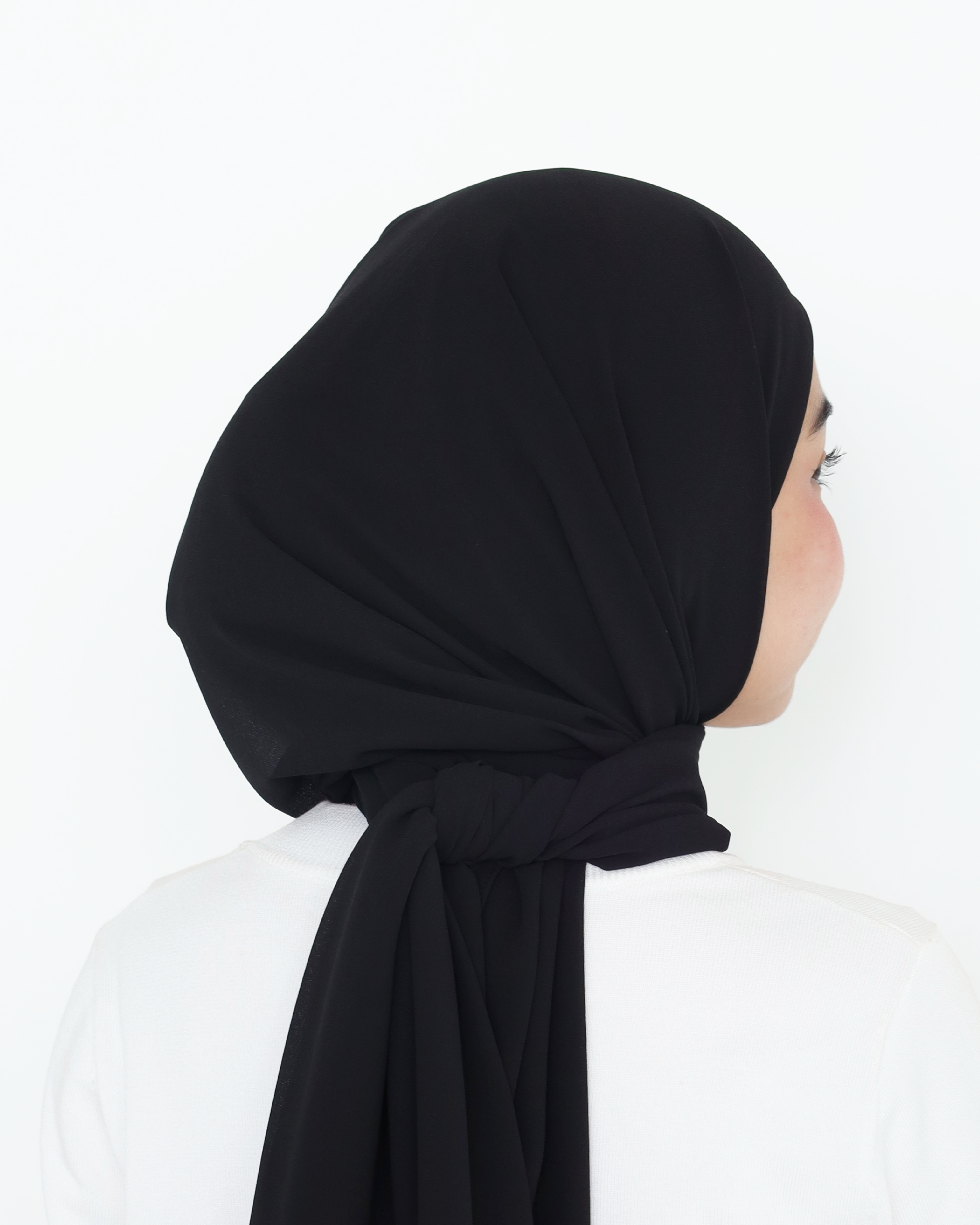 ELZA INSTANT SHAWL - BLACK