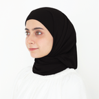 ELZA INSTANT SHAWL - BLACK