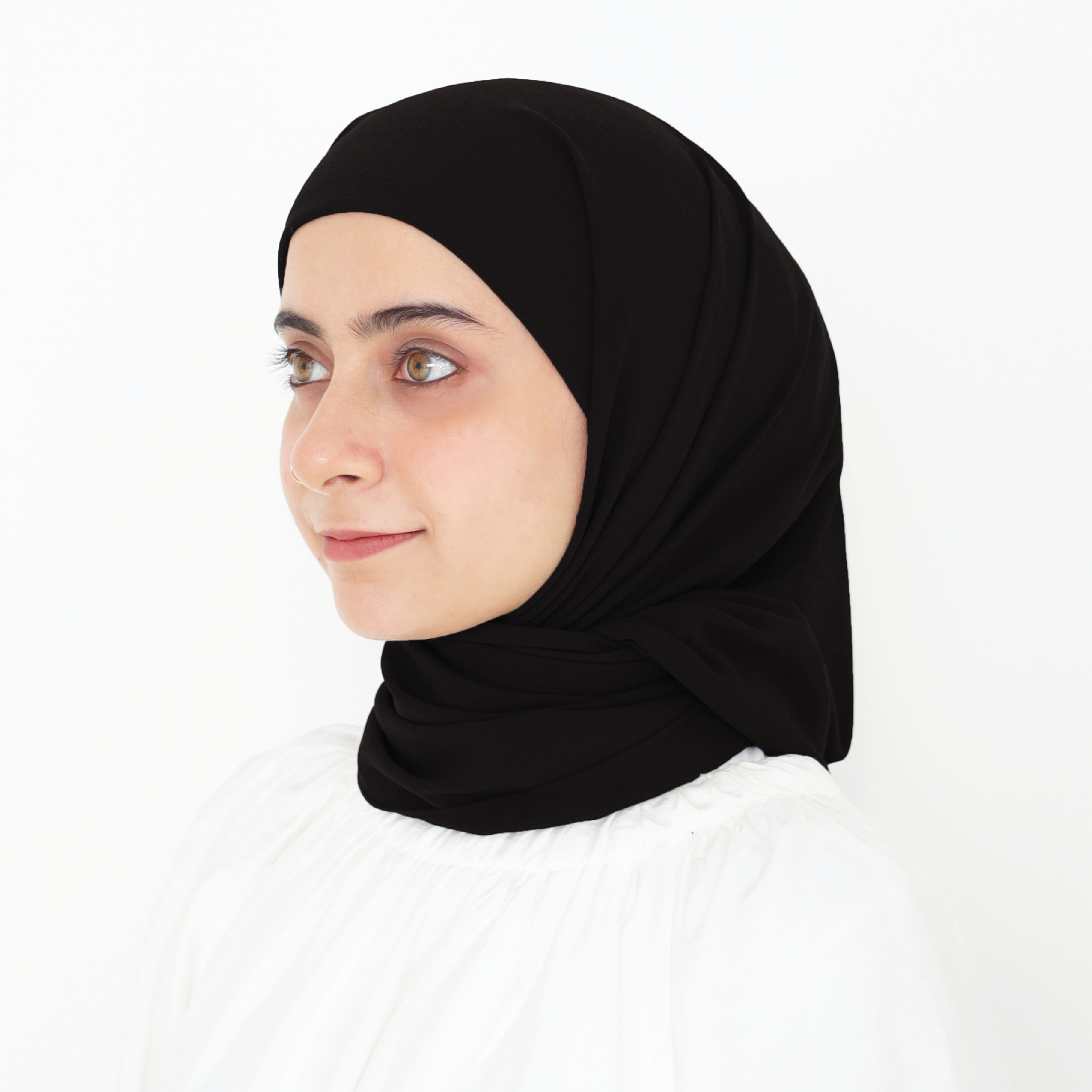 ELZA INSTANT SHAWL - BLACK
