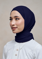 ELZA INSTANT SHAWL - BLUEBLACK