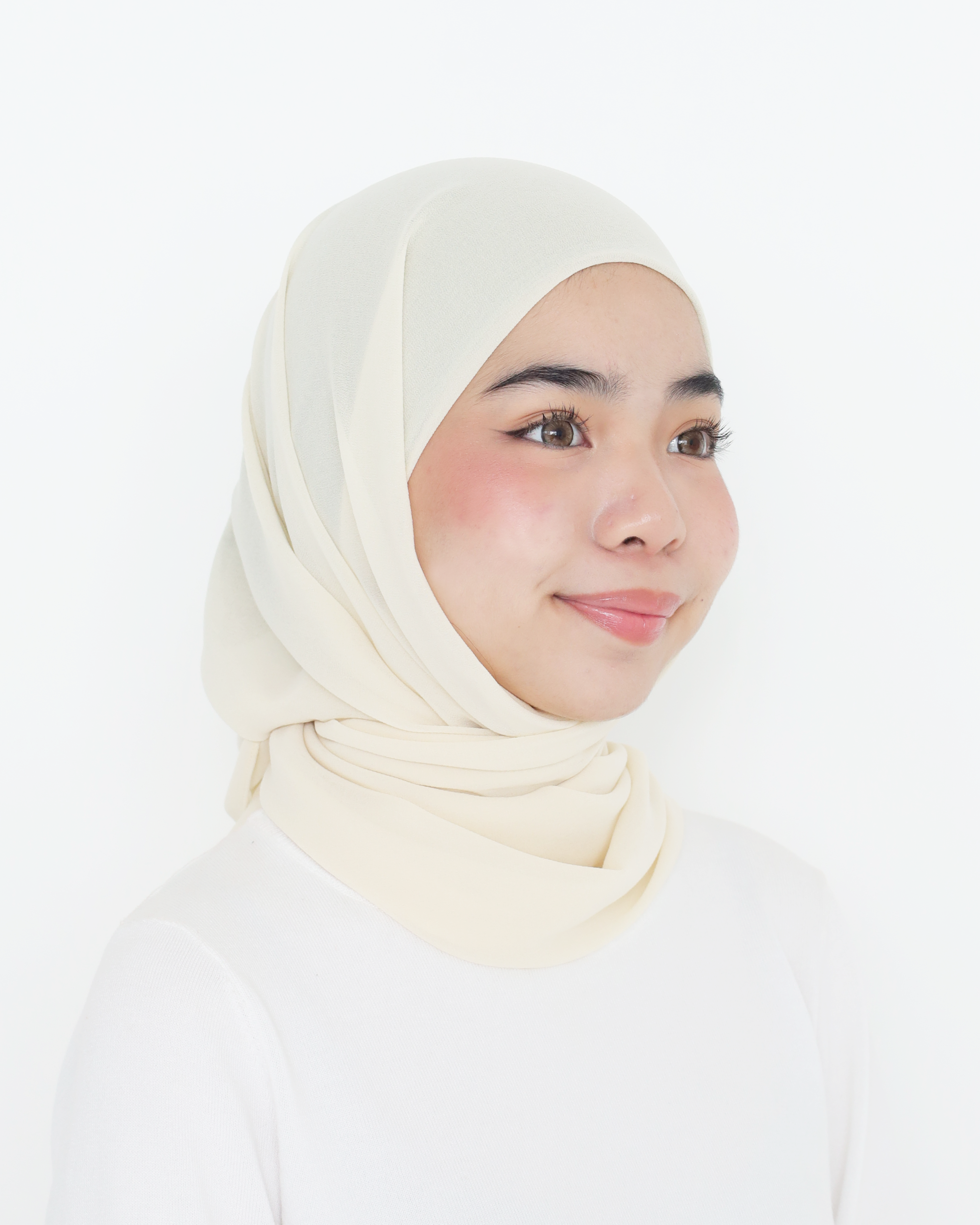 ELZA INSTANT SHAWL - BUTTERMILK