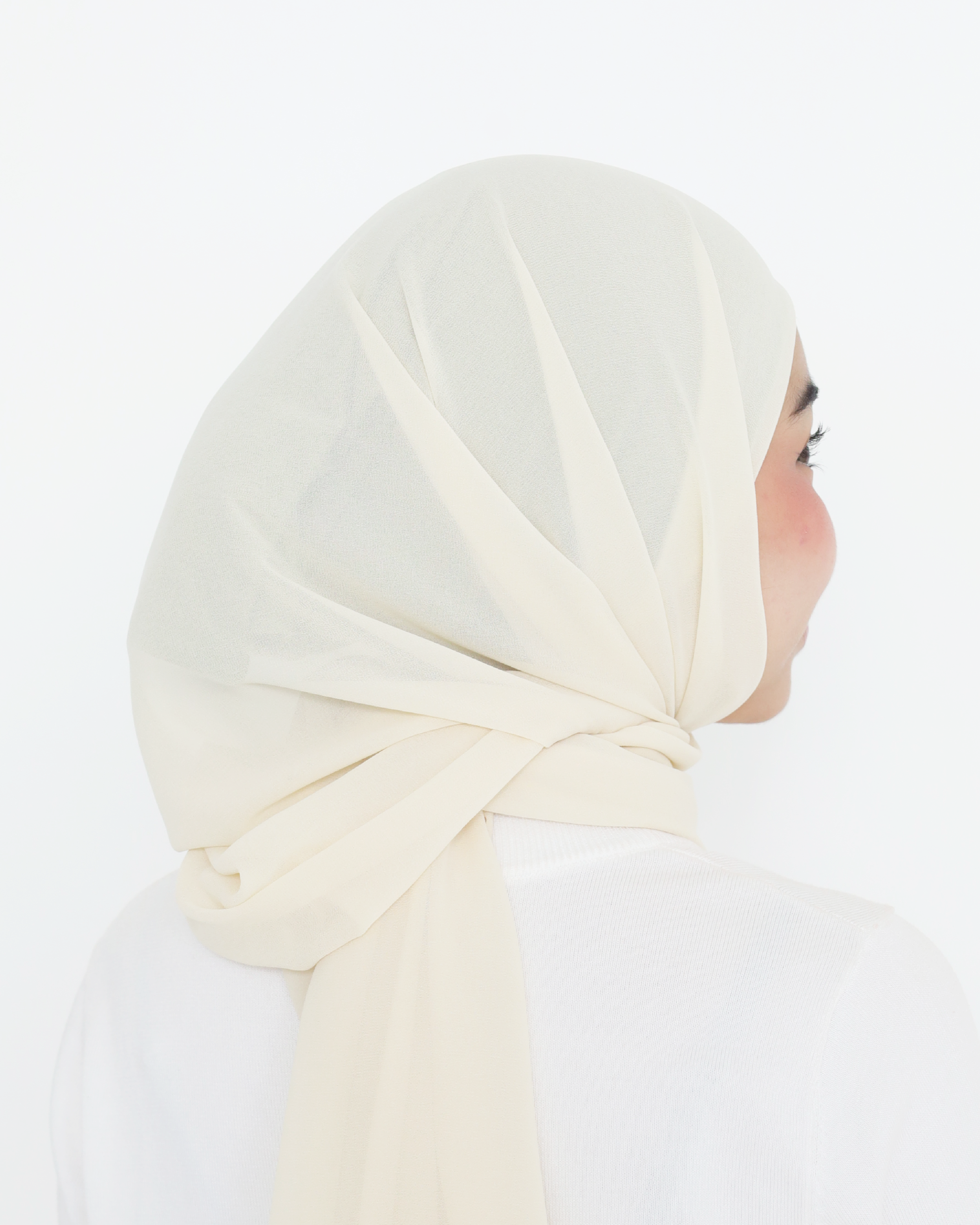 ELZA INSTANT SHAWL - BUTTERMILK