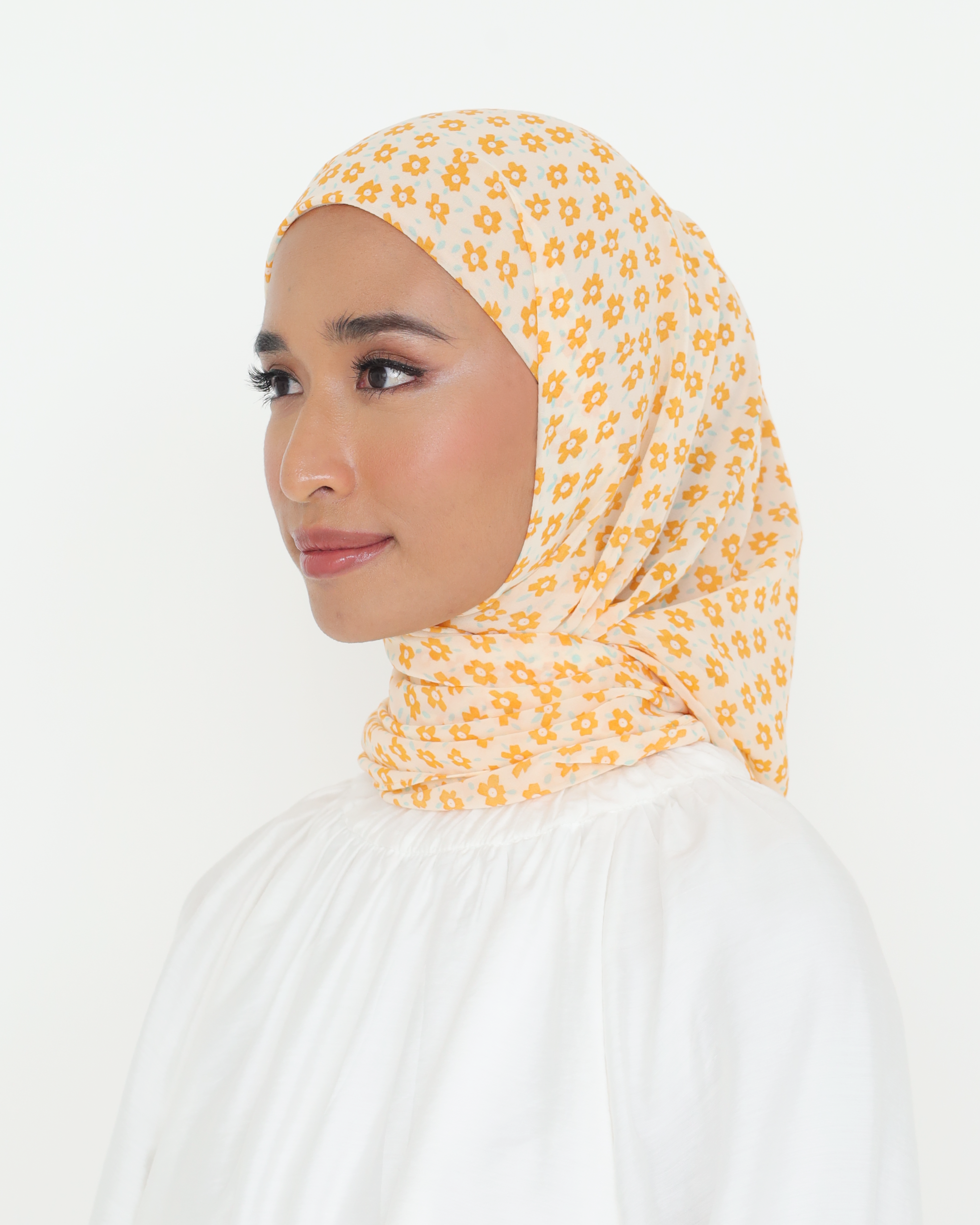 SIENNA INSTANT PRINTED BAWAL - BUTTERNUT