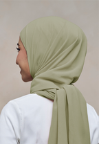 ELZA INSTANT SHAWL - CAMO GREEN
