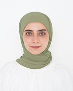 ELZA INSTANT SHAWL - CAMO GREEN