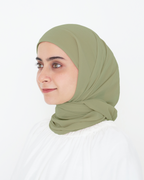 ELZA INSTANT SHAWL - CAMO GREEN