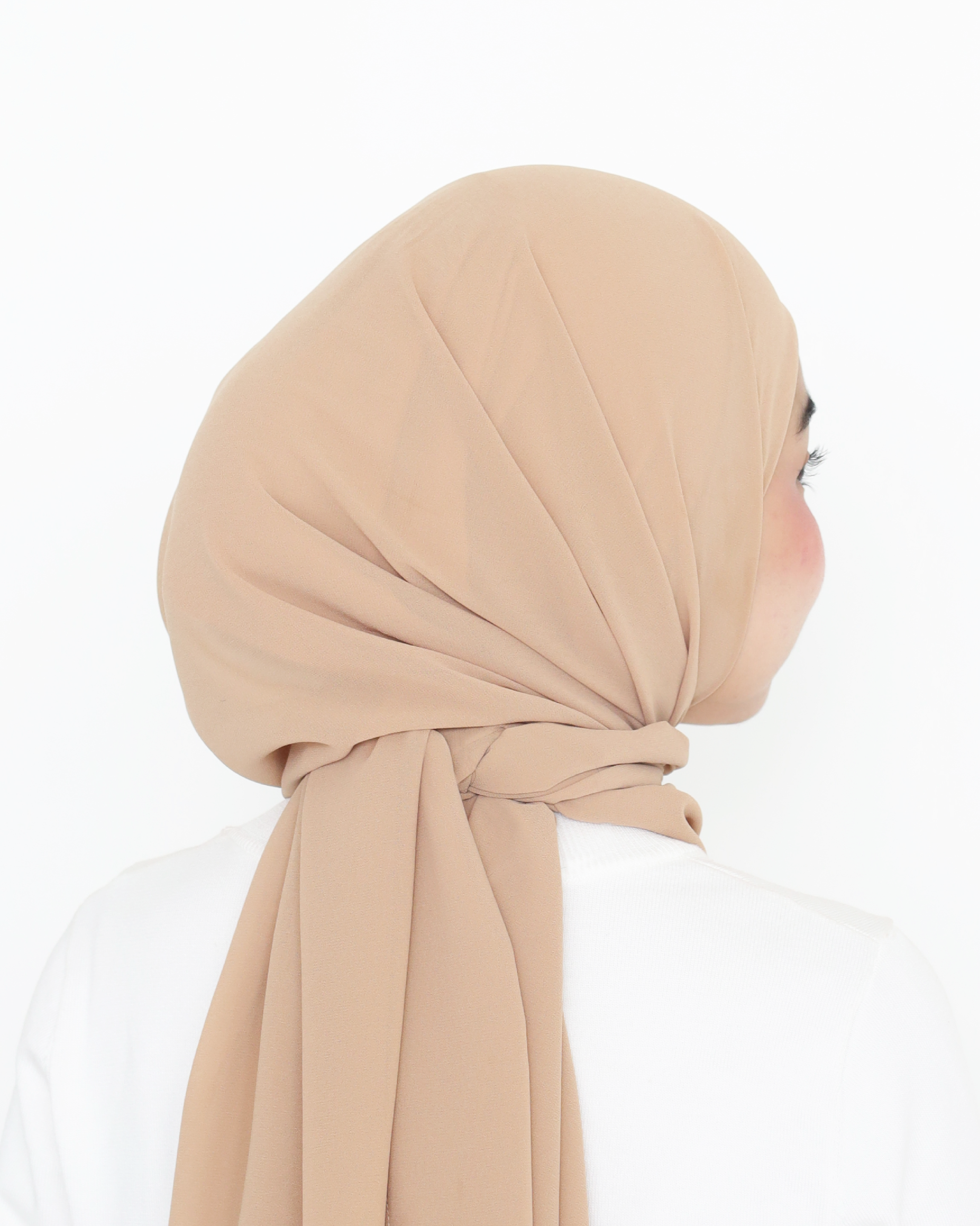 ELZA INSTANT SHAWL - CARAMEL LATTE