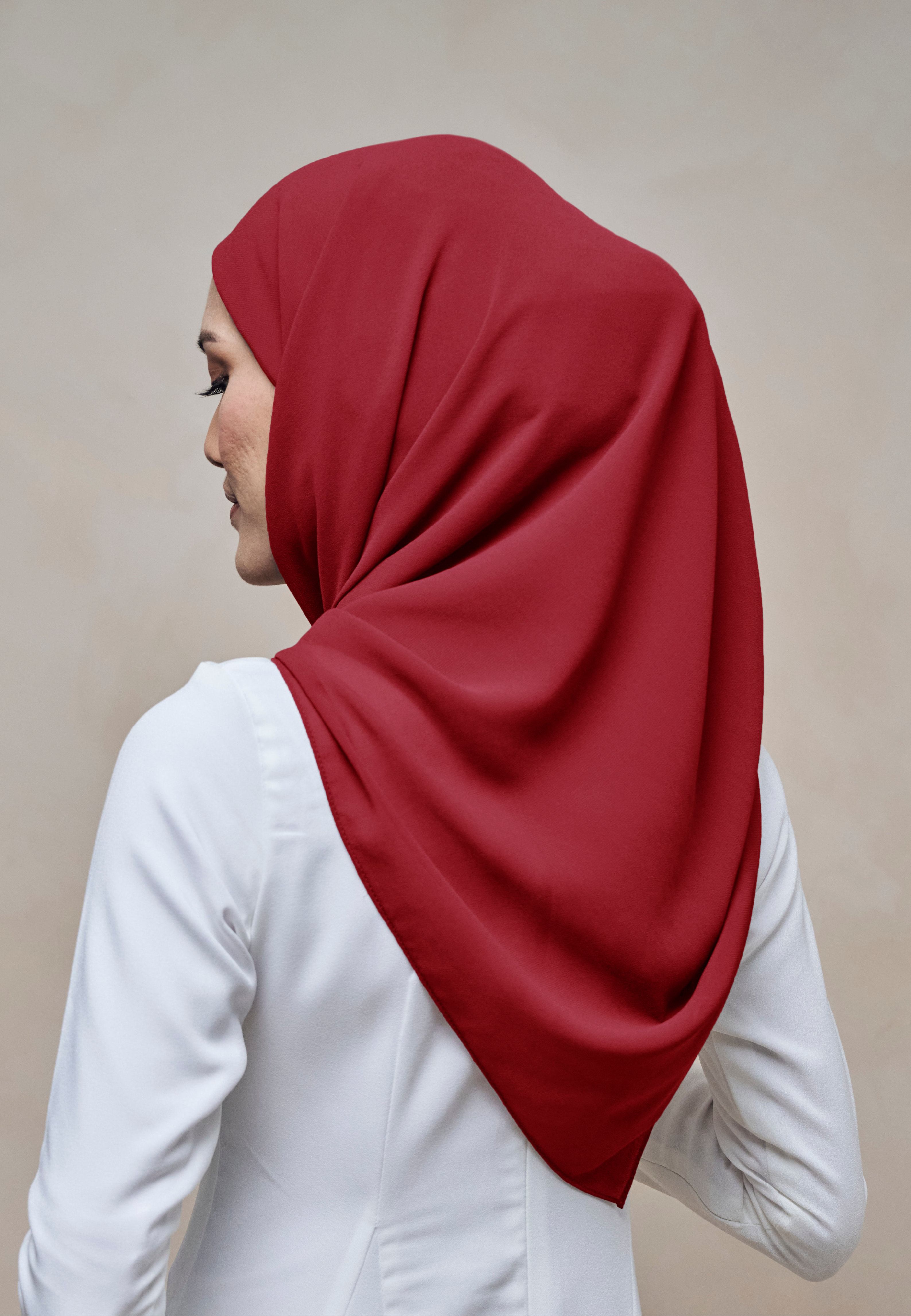 ELZA INSTANT BAWAL - CHERRY RED