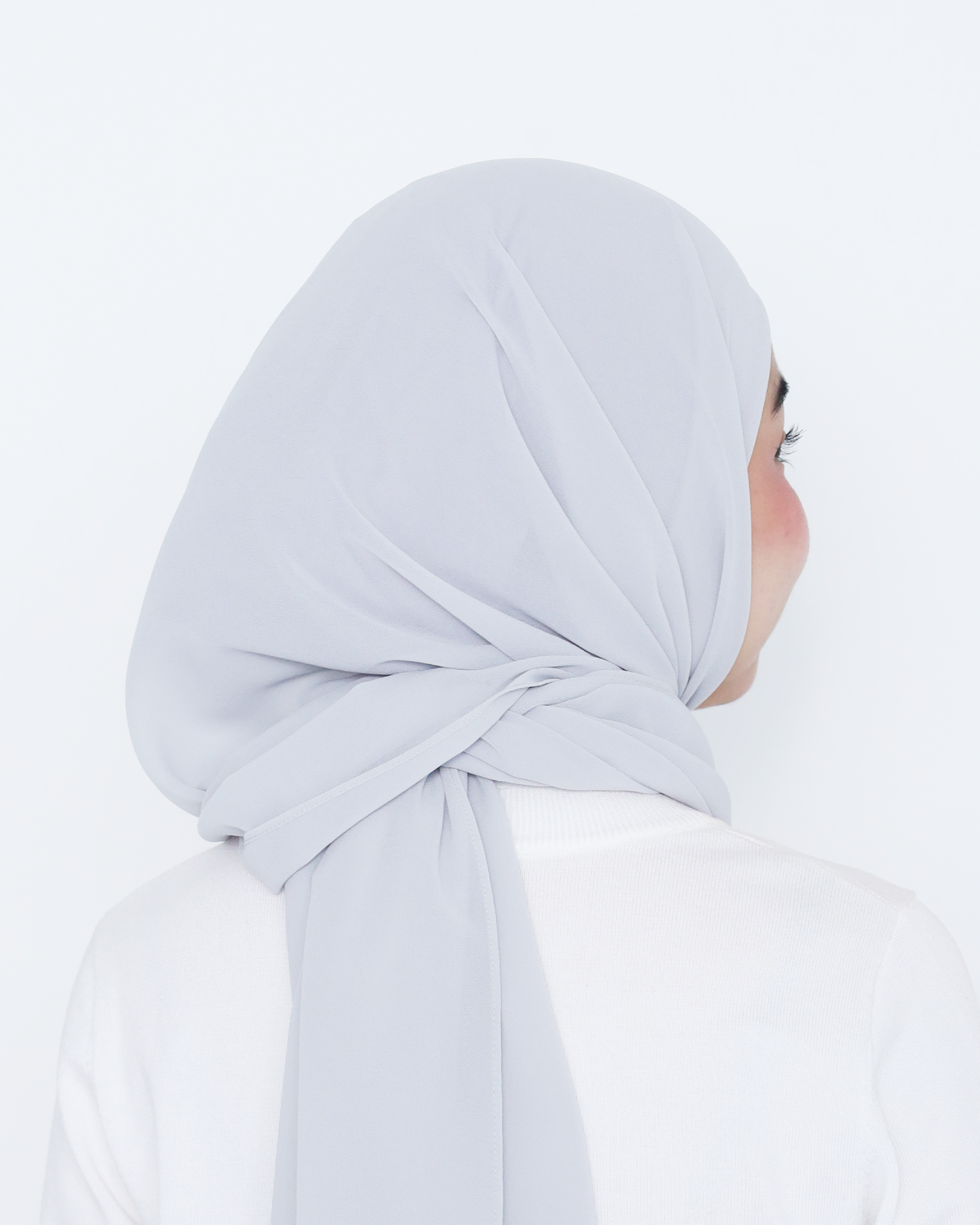 ELZA INSTANT SHAWL - CLOUDY GREY