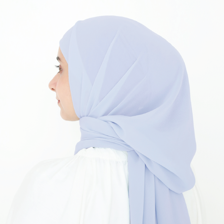 ELZA INSTANT SHAWL - CORNFLOWER BLUE