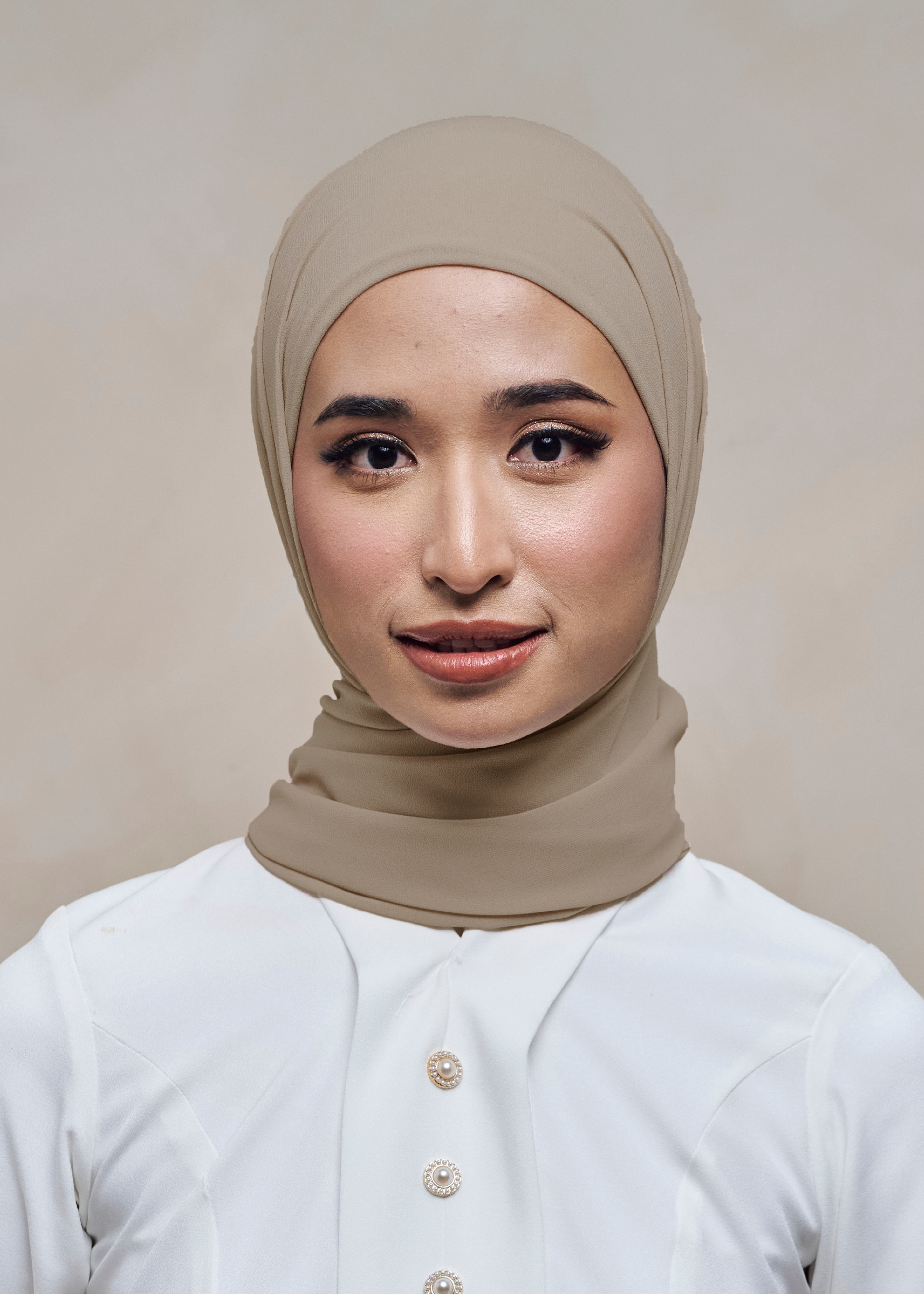 ELZA INSTANT SHAWL - CROCODILE GREEN