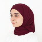 ELZA INSTANT BAWAL - DEEP MAROON