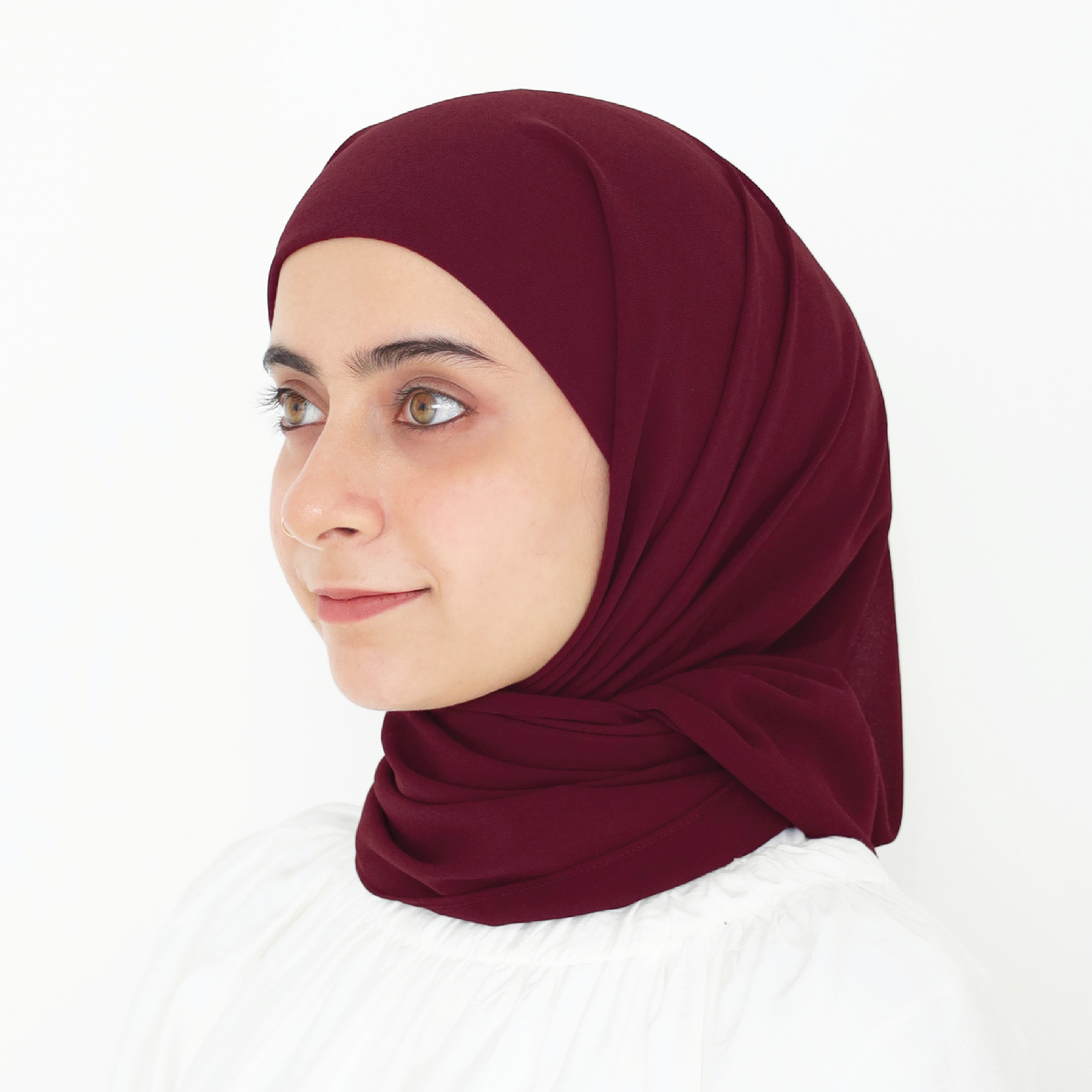 ELZA INSTANT BAWAL - DEEP MAROON