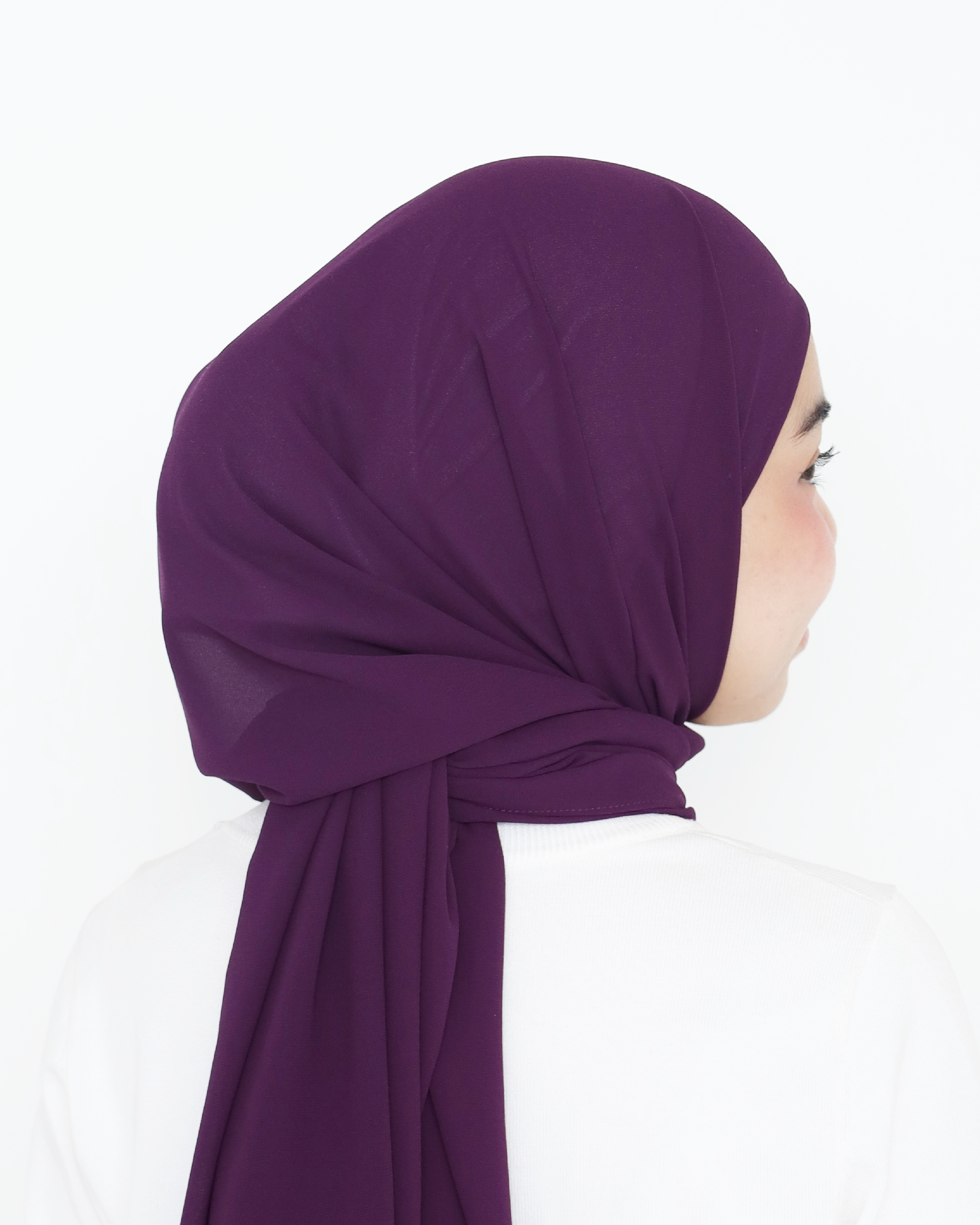 ELZA INSTANT SHAWL - DEEP VIOLET 2.0