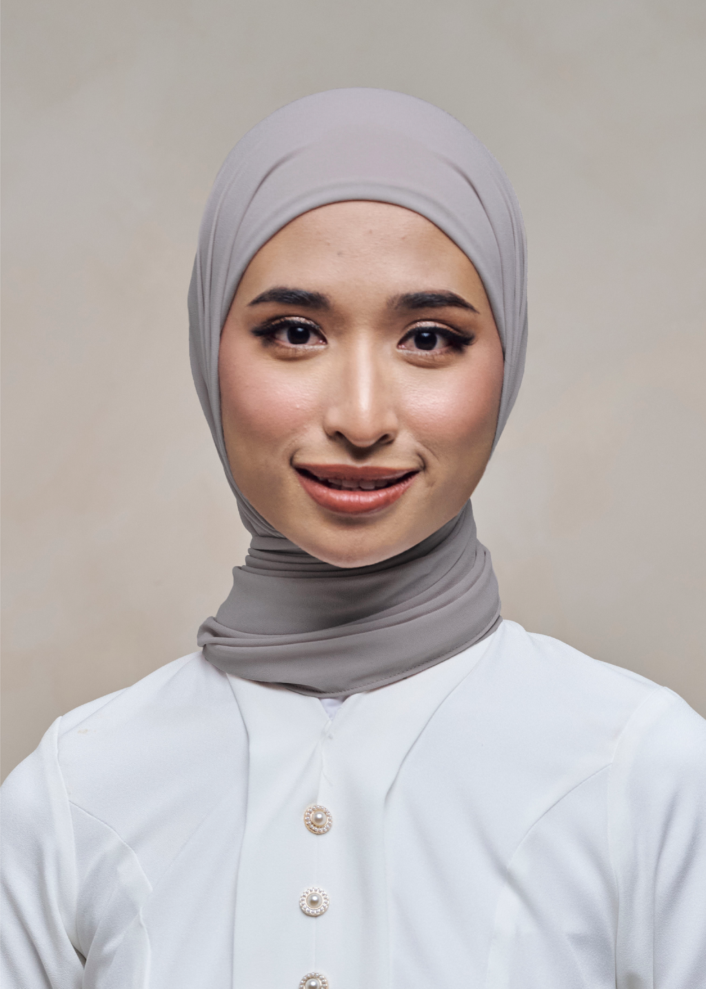 ELZA INSTANT BAWAL - DOVE GREY