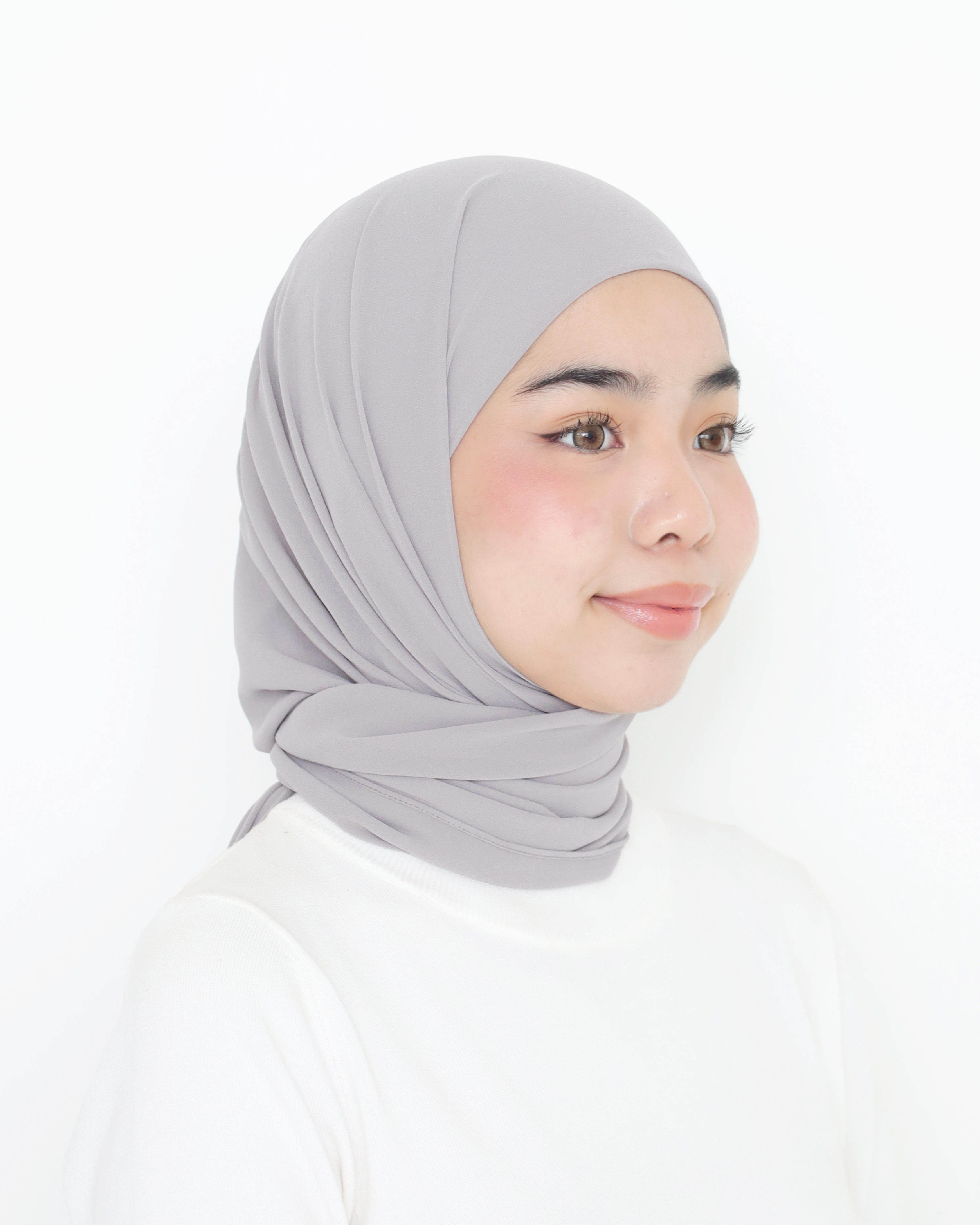 ELZA INSTANT BAWAL - DOVE GREY
