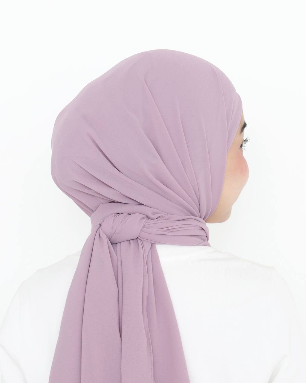 ELZA INSTANT SHAWL - DUSTY GRAPE