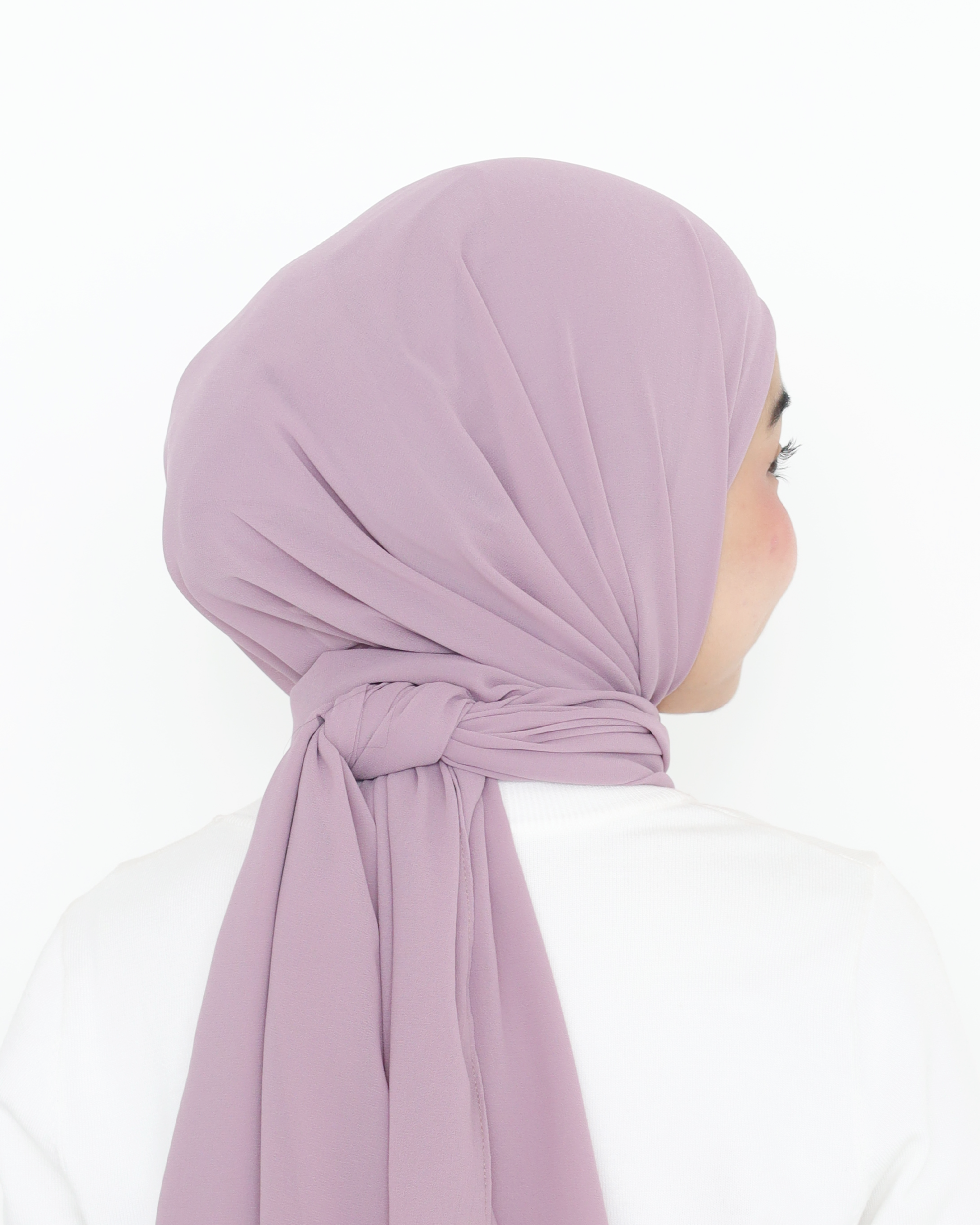 ELZA INSTANT SHAWL - DUSTY GRAPE