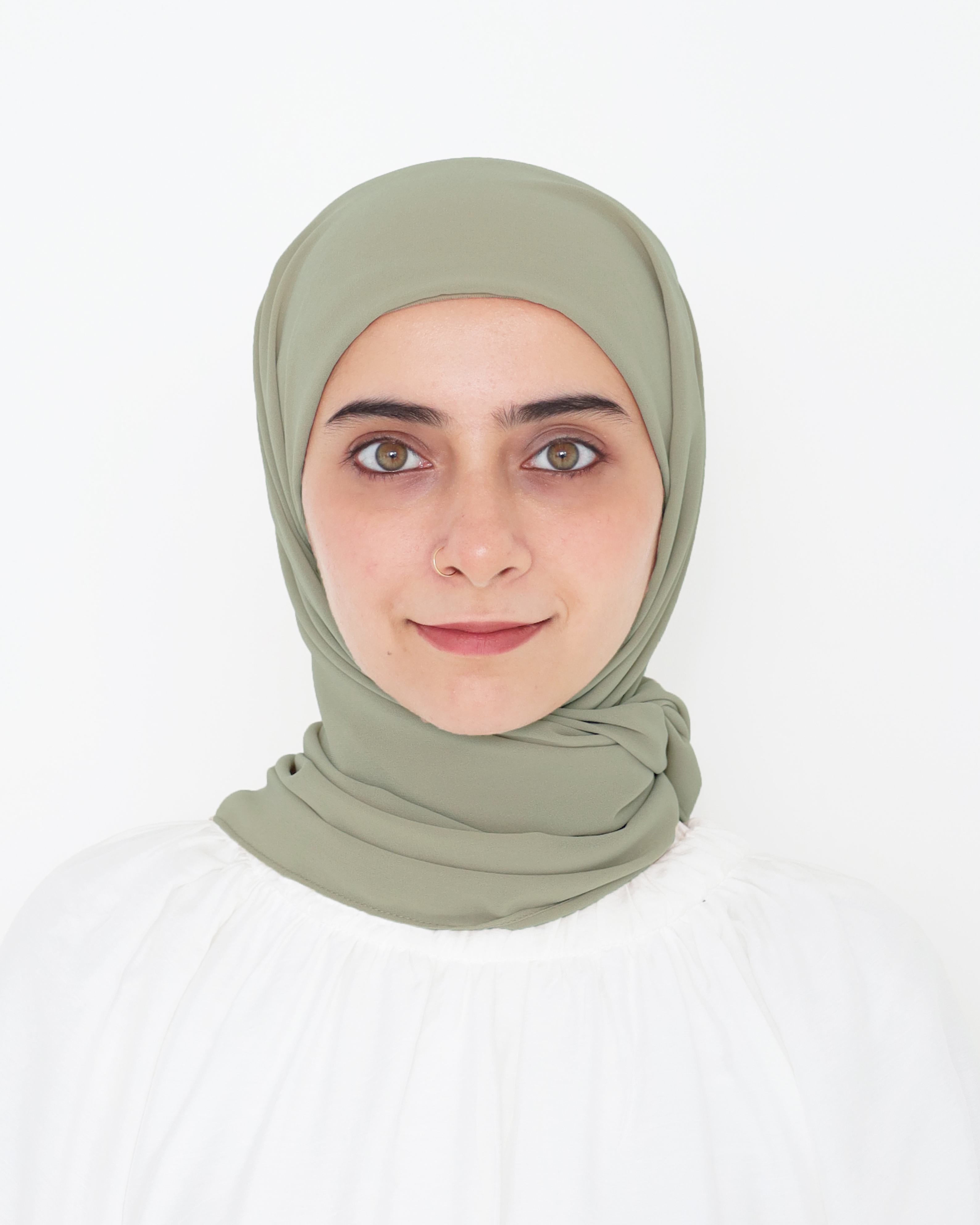 ELZA INSTANT SHAWL - DUSTY GREEN