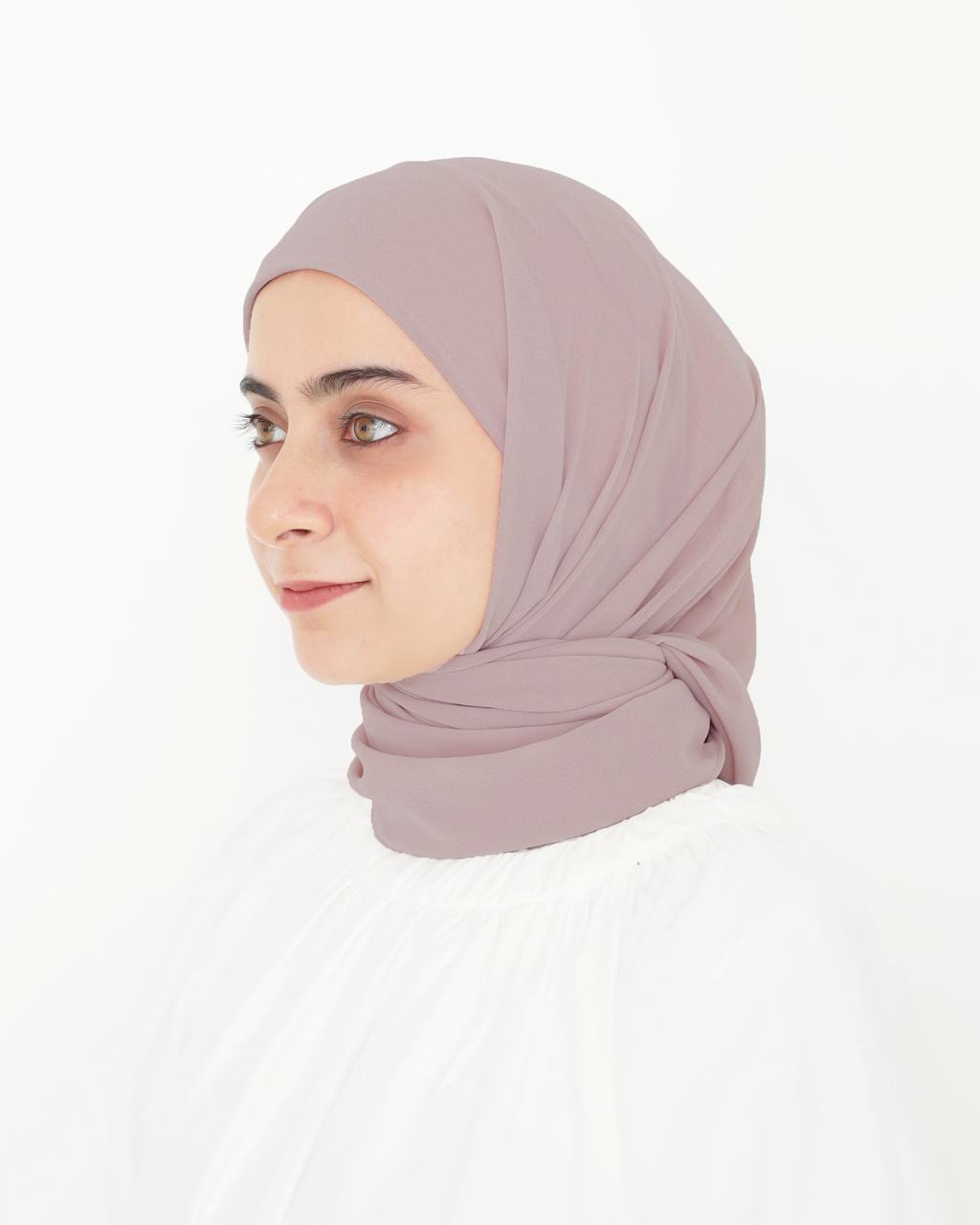 ELZA INSTANT SHAWL - DUSTY PINK