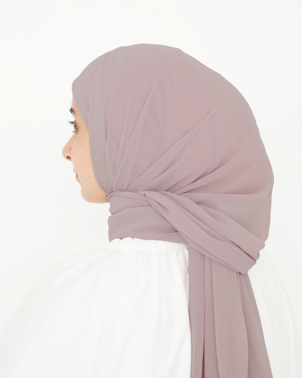 ELZA INSTANT SHAWL - DUSTY PINK