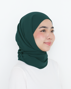 ELZA INSTANT SHAWL - EMERALD GREEN
