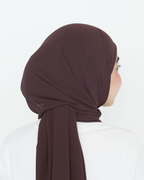 ELZA INSTANT SHAWL - ESPRESSO BROWN
