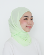 ELZA INSTANT SHAWL - GLOW GREEN