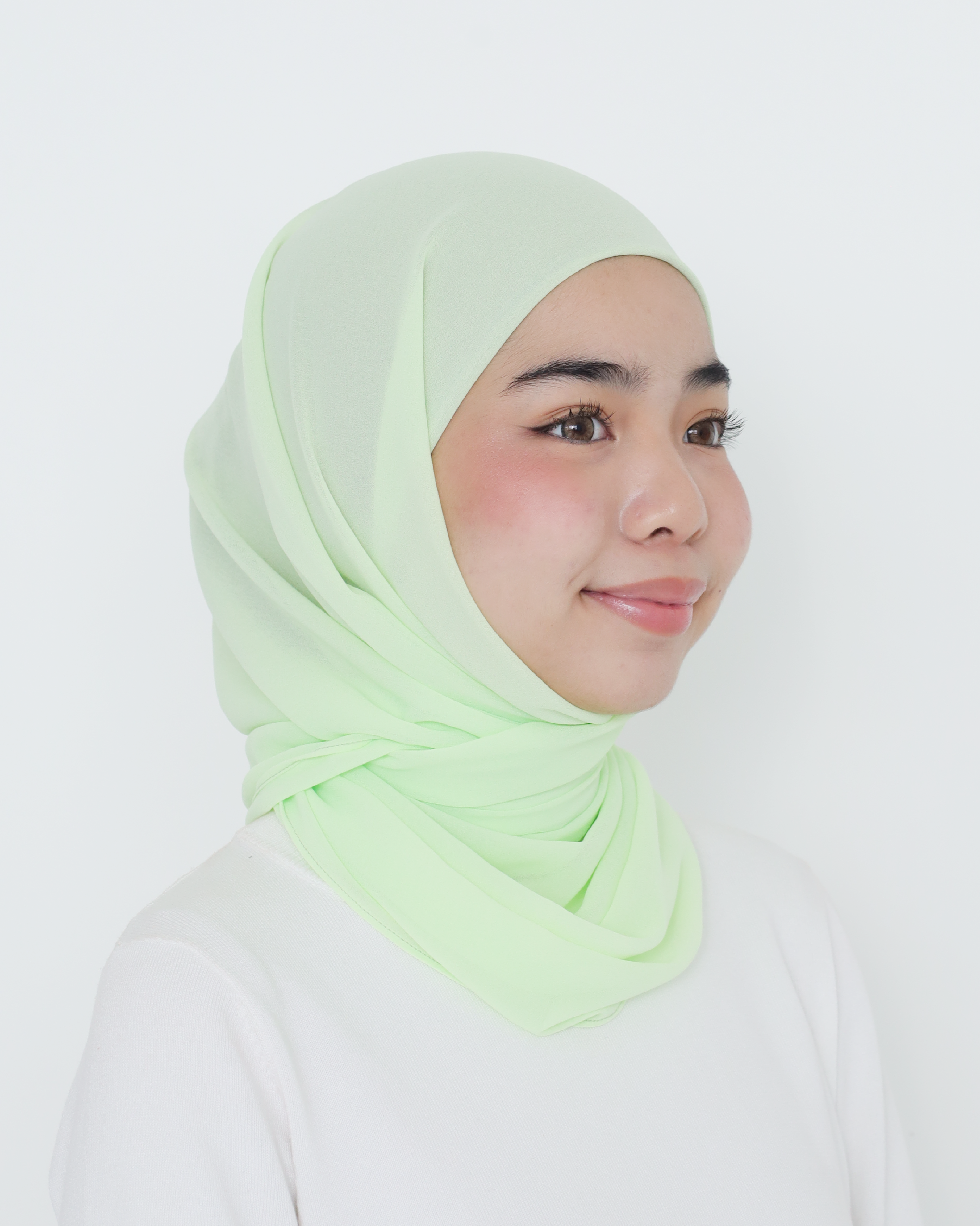 ELZA INSTANT SHAWL - GLOW GREEN